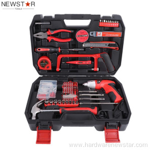 126PCS Electric Hand Tool Set for Household Repair